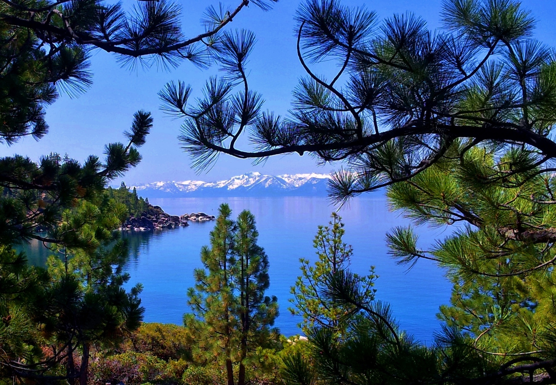 Lake Tahoe State Park Overlook